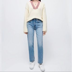 Re/done 70s Stove Pipe in Favorite Bleu NWT